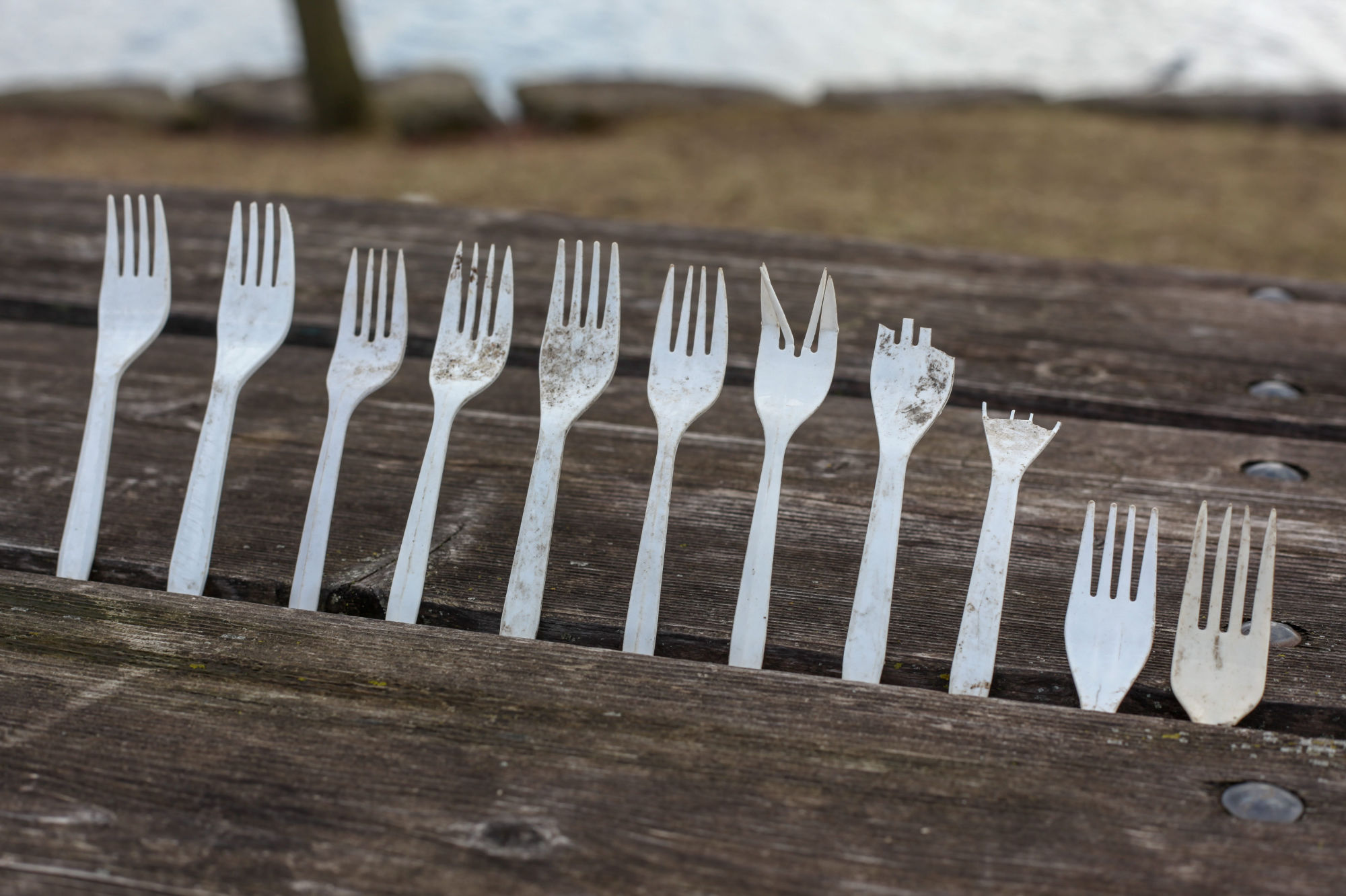 plastic cutlery degrading
