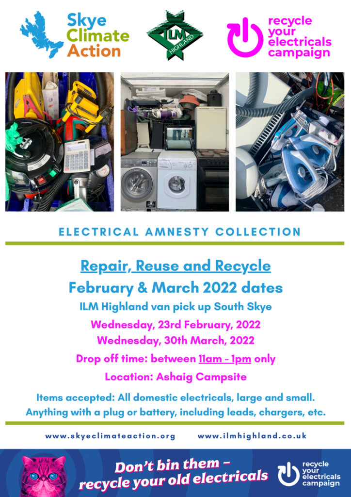 poster/collage of electrical waste