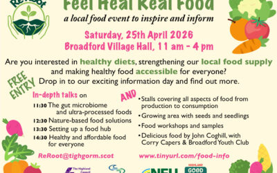 Save the Date- Sustainable Food Day, 25th April